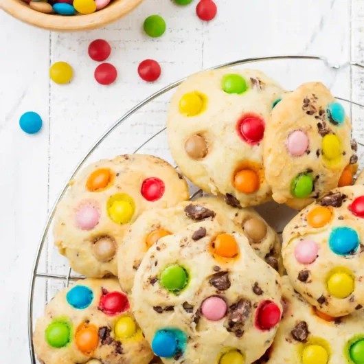 M&M Cake Mix Cookies Recipe