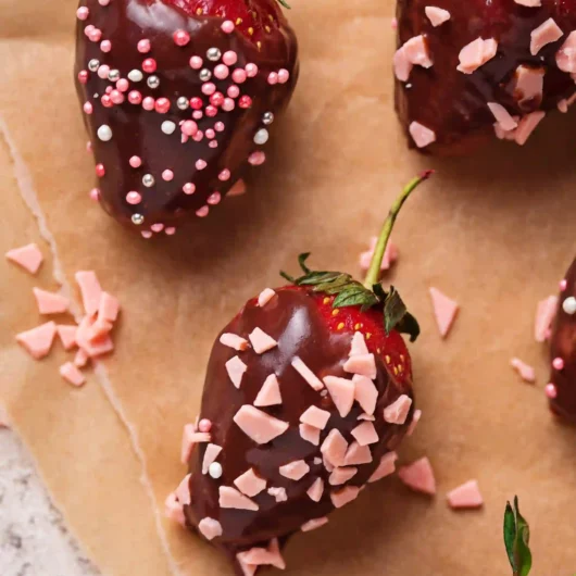 Simple Chocolate-Dipped Strawberries