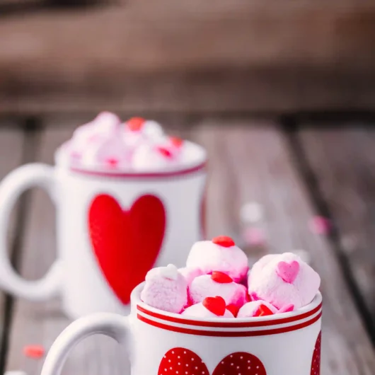 Strawberry Sweetheart Sipper: Strawberry White Hot Chocolate Valentine’s Day