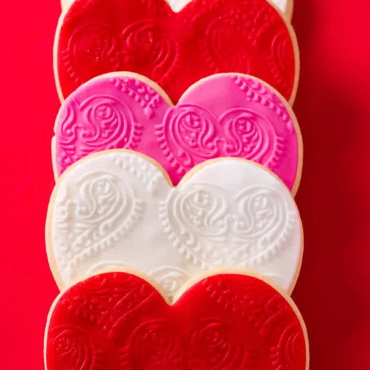 Our Perfect Match Heart-Shaped Cookies