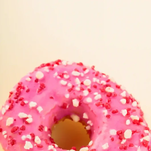 Heartful Donuts with Pink Icing